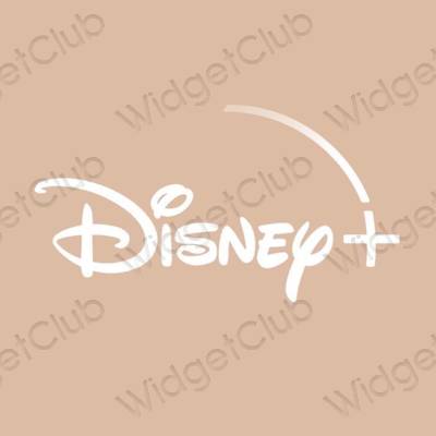 Pictograme pentru aplicații Disney estetice