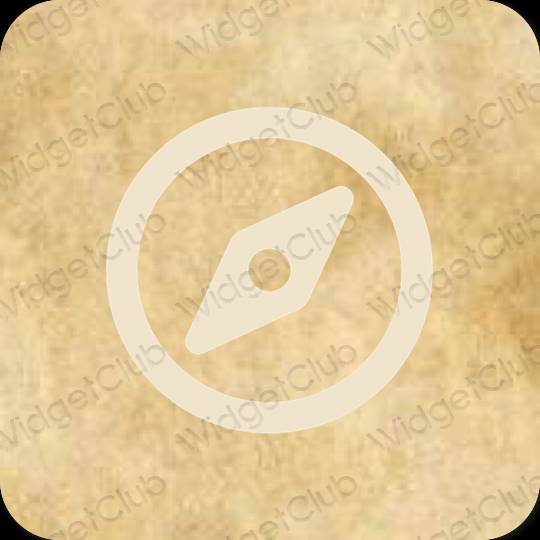 אֶסתֵטִי בז' Safari סמלי אפליקציה
