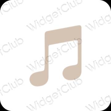 រូបតំណាងកម្មវិធី LINE MUSIC សោភ័ណភាព