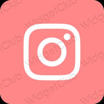Estetisk rosa Instagram app ikoner