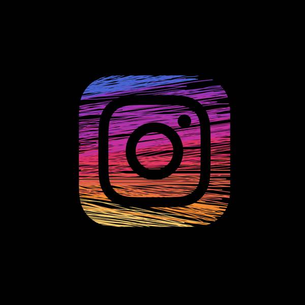 אֶסתֵטִי ורוד ניאון Instagram סמלי אפליקציה