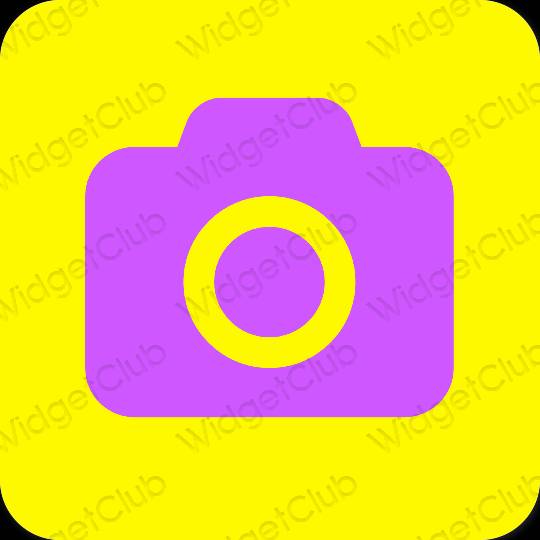 Esthetische Camera app-pictogrammen