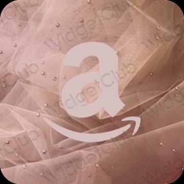 Estetico rosa Amazon icone dell'app