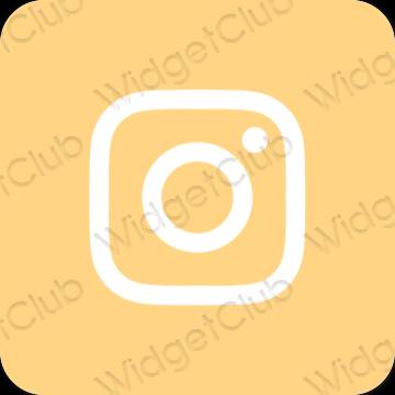 Estetické ikony aplikací Instagram