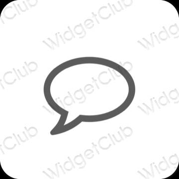 جمالية Messages أيقونات التطبيقات