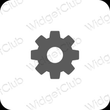 Esthetische Settings app-pictogrammen