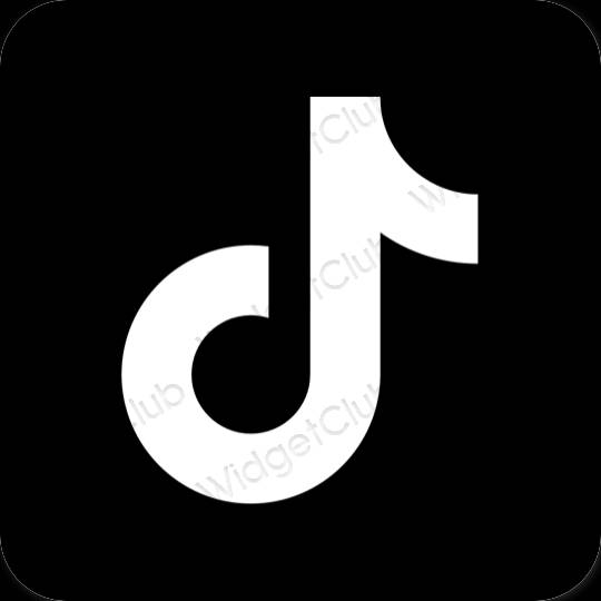 جمالية TikTok أيقونات التطبيقات