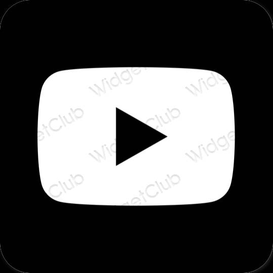 Estetiska Youtube appikoner