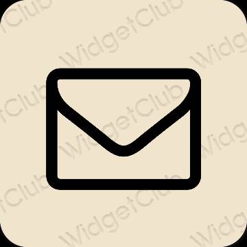 Estetis krem Mail ikon aplikasi