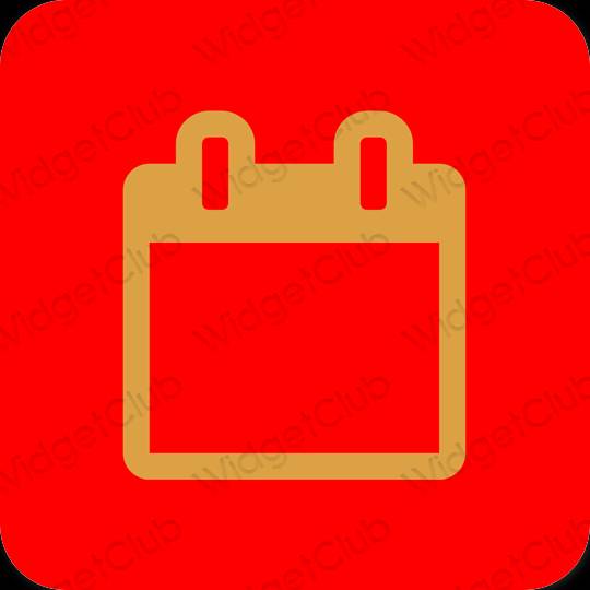 Esthetische Calendar app-pictogrammen