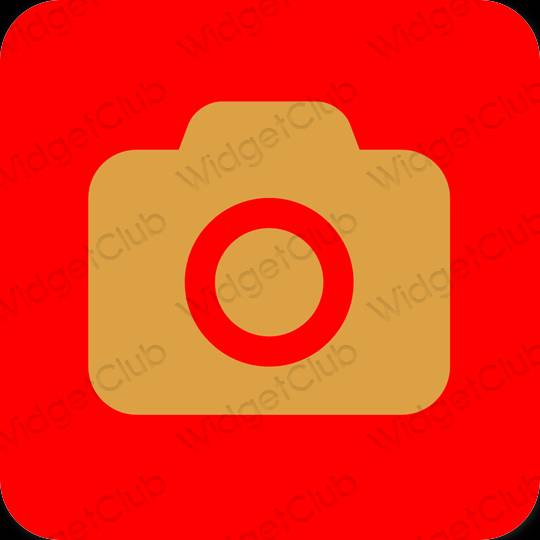 Esthetische Camera app-pictogrammen