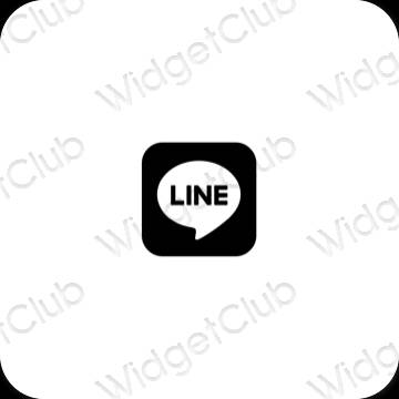 Æstetiske LINE app-ikoner