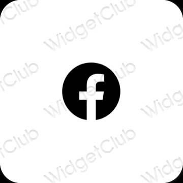 Aesthetic Facebook app icons