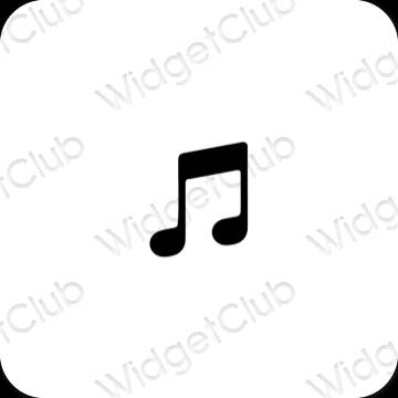 Estética Apple Music iconos de aplicaciones