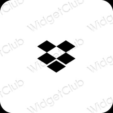 Esthetische Dropbox app-pictogrammen