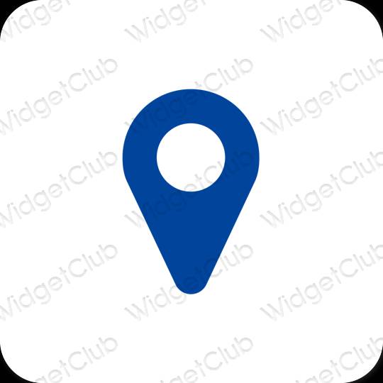 Icone delle app Google Map estetiche