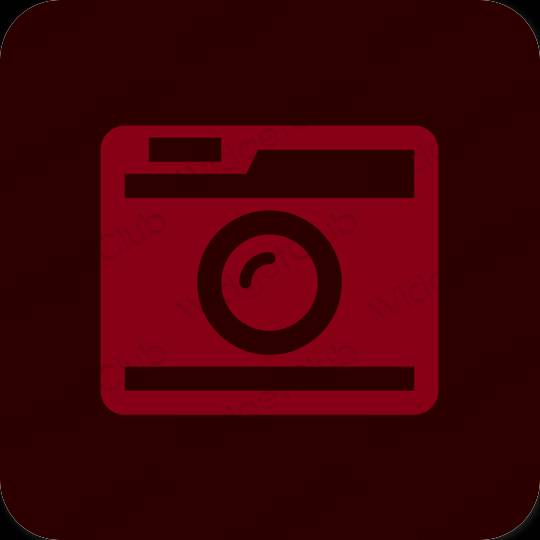 Icônes d'application Camera esthétiques