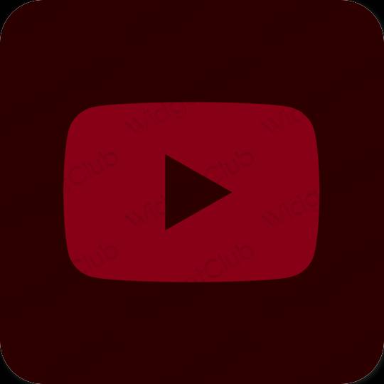 Aesthetic Youtube app icons