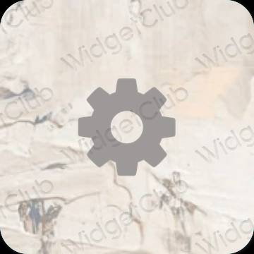 Estetske Settings ikone aplikacija