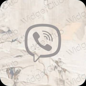 Ästhetische Viber App-Symbole
