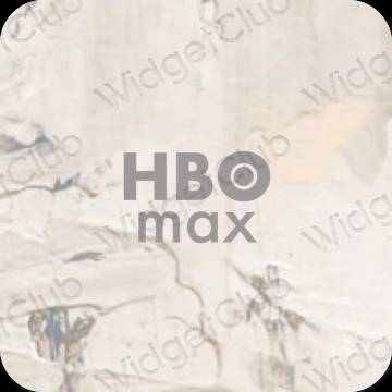אייקוני אפליקציה HBO MAX אסתטיים