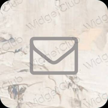 Icônes d'application Mail esthétiques