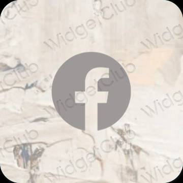 Icone delle app Facebook estetiche