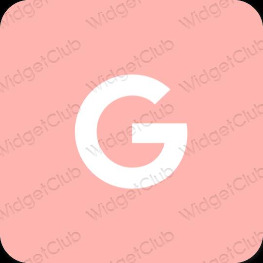 Esthetische Google app-pictogrammen