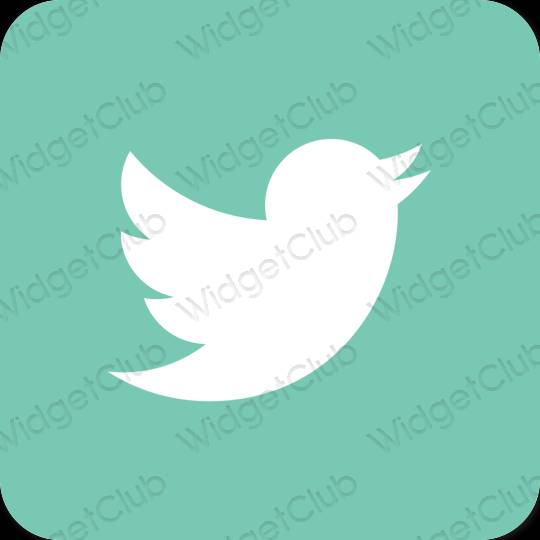 Icone delle app Twitter estetiche