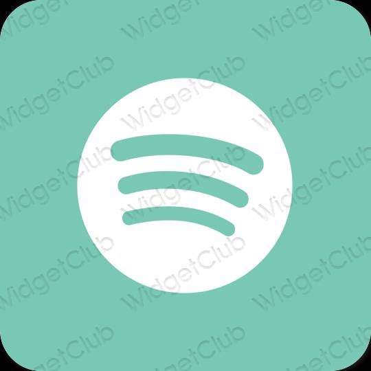 Estética Spotify iconos de aplicaciones