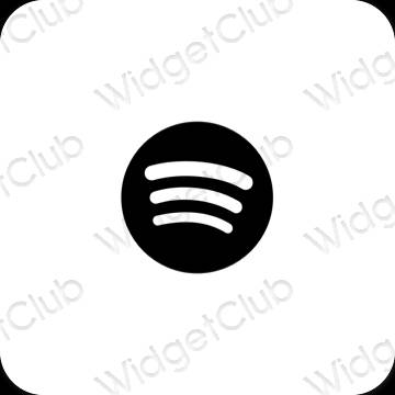 Icônes d'application Spotify esthétiques