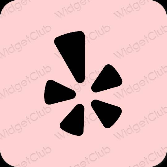 Estetické ikony aplikací Yelp