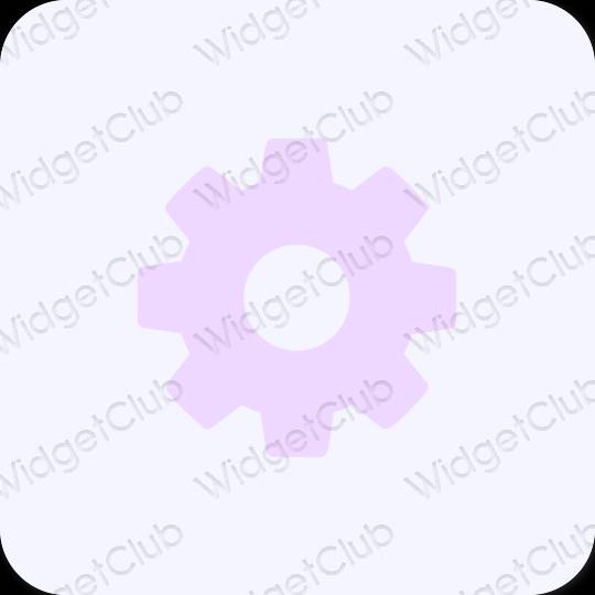 Esthetische Settings app-pictogrammen