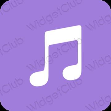 Esteetilised Apple Music rakenduste ikoonid