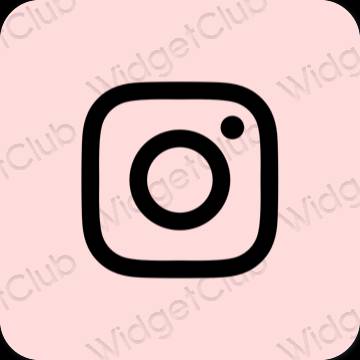 Estetické ikony aplikací Instagram