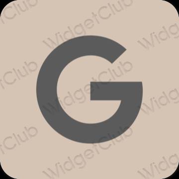 Esthetische Google app-pictogrammen