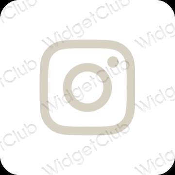 Esthetische Instagram app-pictogrammen