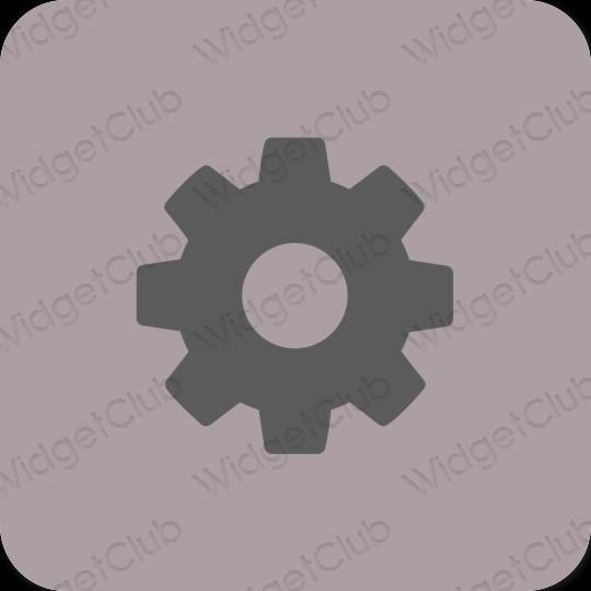 Esthetische Settings app-pictogrammen