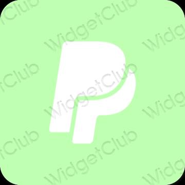 Estetyczne Paypal ikony aplikacji