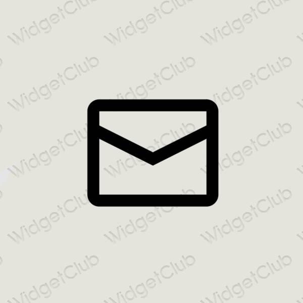 Icônes d'application Mail esthétiques