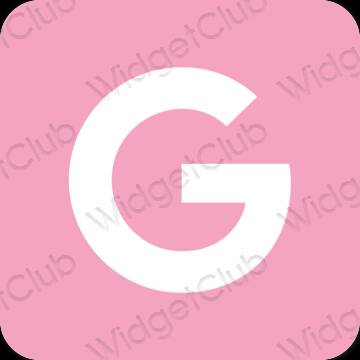 Esthetische Google app-pictogrammen