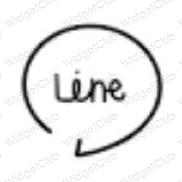 نمادهای برنامه زیباشناسی LINE