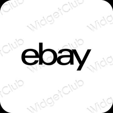 Ästhetische eBay App-Symbole