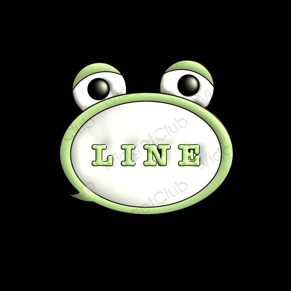 Естетични LINE икони на приложения