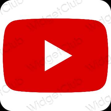 Æstetiske Youtube app-ikoner