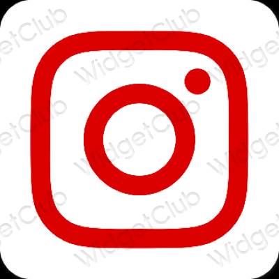 جمالية Instagram أيقونات التطبيقات