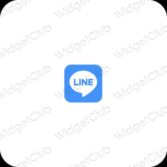 Esthetische LINE app-pictogrammen