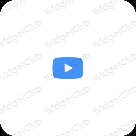 Icônes d'application Youtube esthétiques
