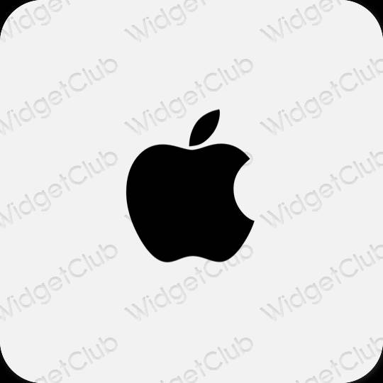 Stijlvol grijs AppStore app-pictogrammen