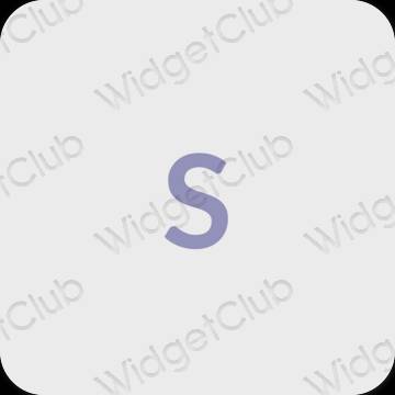 미적인 회색 SHEIN 앱 아이콘